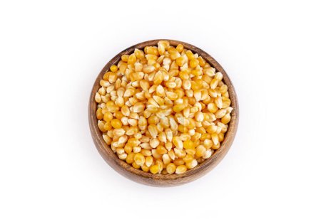 Photo for Dried corn on the white background - Royalty Free Image