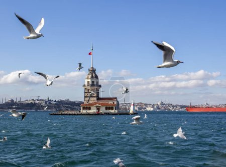 Téléchargez les photos : Tour Maiden (Kiz Kulesi), Istanbul / Turquie - en image libre de droit