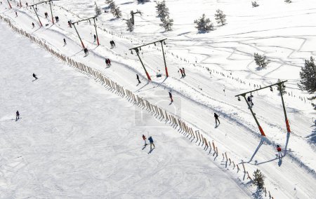Foto de Estación de esquí de Kartalkaya, Kartalkaya - Bolu - Turquía - Imagen libre de derechos