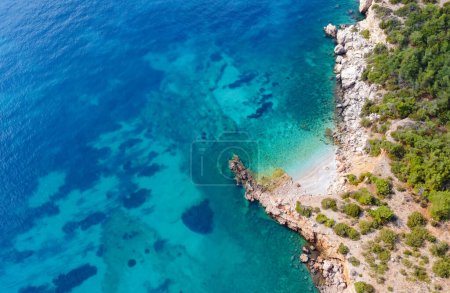 Trachili beach on Chios Island, Greece