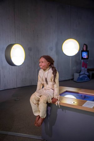 Téléchargez les photos : Düsseldorf, Allemagne, 16 février 2024, Musée Néandertalien - en image libre de droit