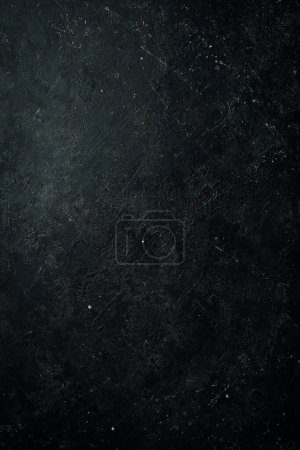 Photo for Black stone texture surface. Stone background. Top view. - Royalty Free Image