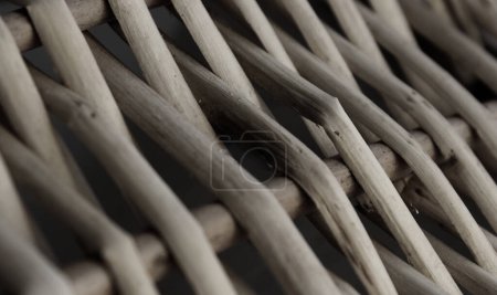 Monochromes Archivfoto von diagonal verflochtenen Struktur Nahaufnahme Ansicht
