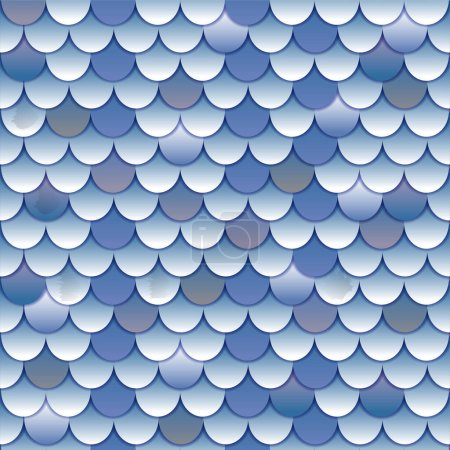 Fish Scale Squama Texture Pattern For Packaging, Scrapbooking