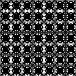 Black And White Geometric Designer Pattern Background