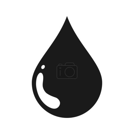 Drop icon. Vector illustration