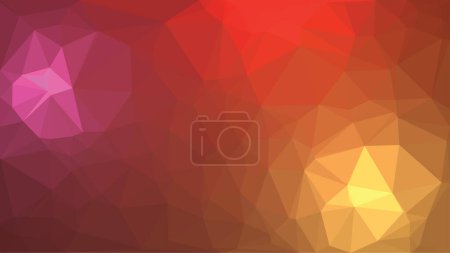 Téléchargez les photos : Tone chaud Résumé fond polygone irrégulier, triangle motif bas poly, couleur géométrique polygonale, arrière-plan concept de la technologie, pour le Web, Interfaces mobiles, fond d'écran - en image libre de droit