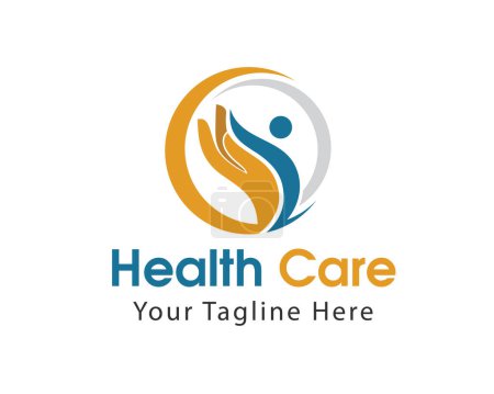 Ilustración de Círculo salud cuerpo terapia masaje logotipo icono símbolo diseño plantilla ilustración inspiración - Imagen libre de derechos