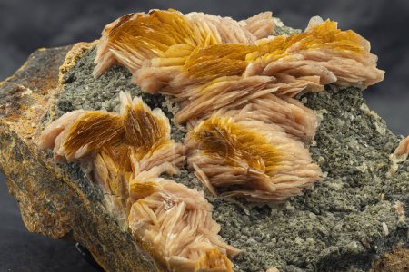 Photo for Mineral specimen of barite on matrix - Royalty Free Image