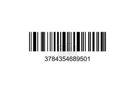 Illustration pour Barcode Realistic icon  vector illustration on background - image libre de droit