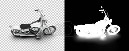Photo for Motorcycle 3d render illustration - Royalty Free Image