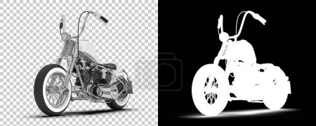 Foto de Motorcycle 3d render illustration - Imagen libre de derechos