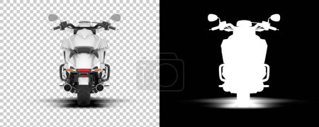 Téléchargez les photos : Motorcycle 3d render illustration - en image libre de droit