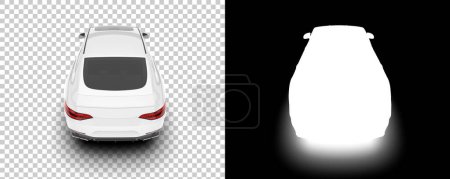Foto de Automóvil moderno, ilustración de la representación 3d - Imagen libre de derechos