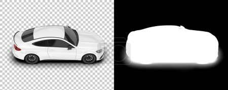 Téléchargez les photos : Illustration en noir et blanc de la voiture moderne - en image libre de droit