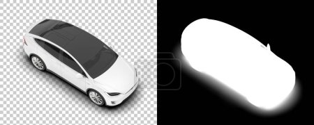 Foto de Ilustración en blanco y negro del coche moderno - Imagen libre de derechos