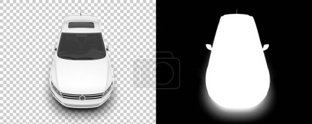 Photo for Car on transparent background. realistic vector illustration. - Royalty Free Image