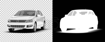 Photo for Car vehicle on background. 3 d rendering - Royalty Free Image