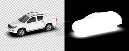 Téléchargez les photos : Illustration en noir et blanc de camionnette - en image libre de droit