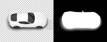 Téléchargez les photos : Illustration noir et blanc de voiture de sport - en image libre de droit