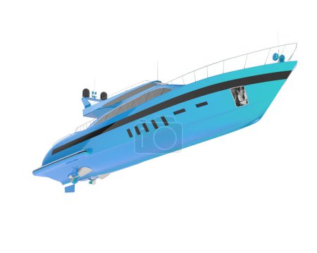 Téléchargez les photos : Super yacht for luxurious vacation, modern water transport - en image libre de droit