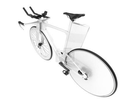 Foto de Black and white illustration of bicycle - Imagen libre de derechos