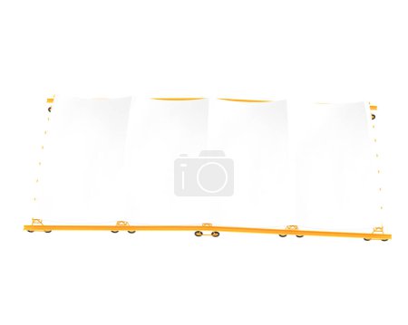 Photo for 3 d render of canopy isolated on a white background - Royalty Free Image