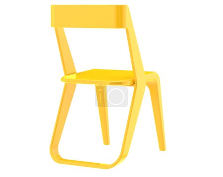 Photo for 3d render illustration of chair - Royalty Free Image
