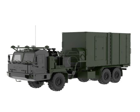 Photo for Command and Control Vehicle 3d illustration - Royalty Free Image