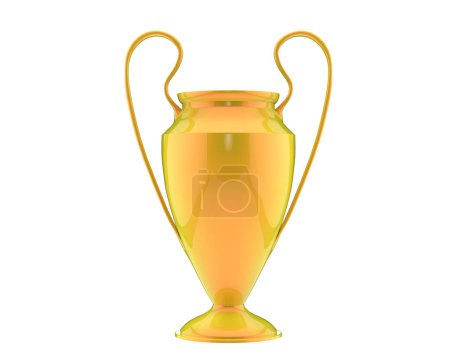 Photo for Award cup 3d illustration - Royalty Free Image