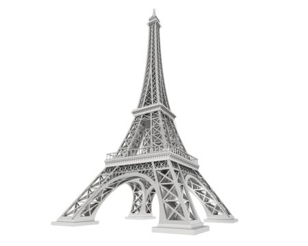 Téléchargez les photos : Eiffel tower 3d illustration - en image libre de droit