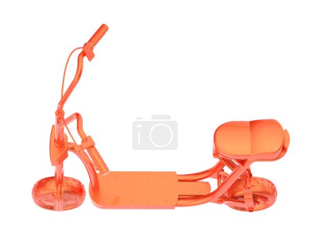 Téléchargez les photos : Electric scooter 3d illustration - en image libre de droit