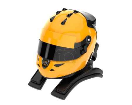 Photo for Formula 1 Helmet 3d illustration - Royalty Free Image