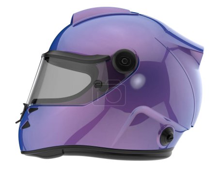 Foto de Formula 1 Helmet 3d illustration - Imagen libre de derechos