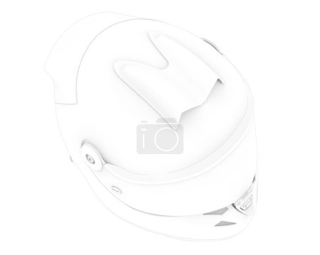 Foto de Formula 1 Helmet 3d illustration - Imagen libre de derechos