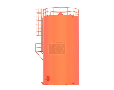 Photo for Gas tank isolated on white background - Royalty Free Image