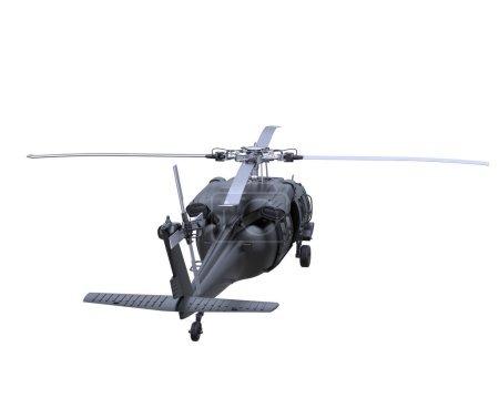 Téléchargez les photos : Réaliste 3d hélicoptère gros plan - en image libre de droit
