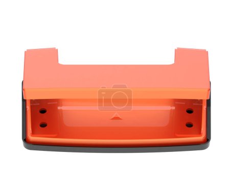 Photo for Paper puncher isolated on white background. 3d rendering - illustration - Royalty Free Image