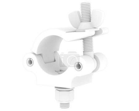 Photo for Pipe clamp icon close up - Royalty Free Image