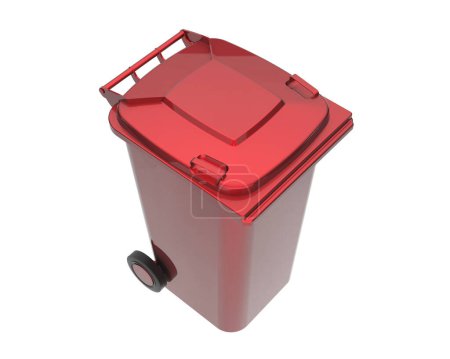 Photo for Plastic trash can close up - Royalty Free Image