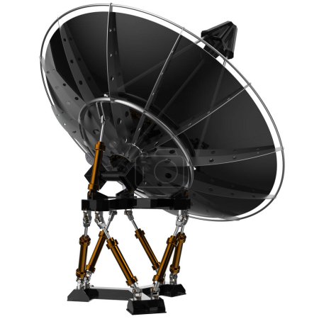 Photo for Satellite dish on the white - Royalty Free Image