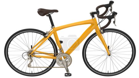 Photo for Modern bicycle on white background - Royalty Free Image