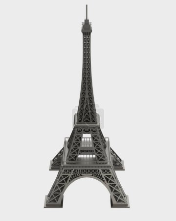 Foto de Eiffel tower 3d illustration - Imagen libre de derechos