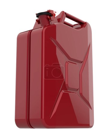Foto de Tanque de gas aislado sobre fondo blanco. representación 3d - ilustración - Imagen libre de derechos