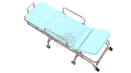 Photo for Hospital bed 3d illustration icon - Royalty Free Image