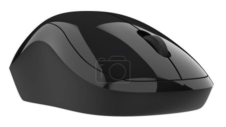 Photo for 3 d rendering of computer mouse isolated on white background - Royalty Free Image