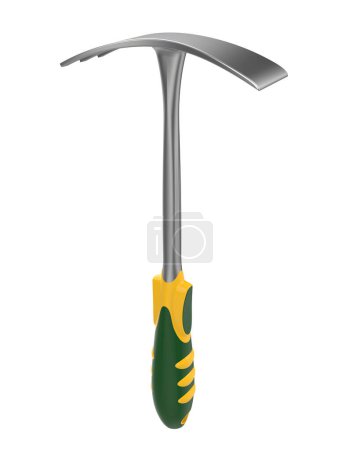 Photo for Construction tool with two heads isolated on grey background. 3d rendering - illustration - Royalty Free Image