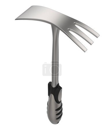 Photo for Construction tool with two heads isolated on grey background. 3d rendering - illustration - Royalty Free Image