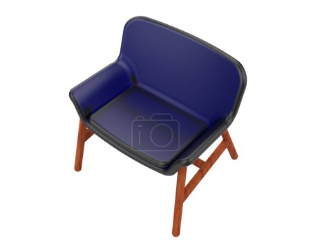Photo for Chair on white background - Royalty Free Image