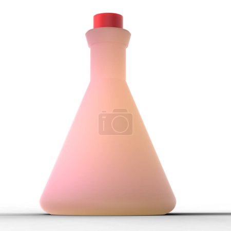 Photo for Artistic potion isolated on background. 3d rendering - illustration - Royalty Free Image